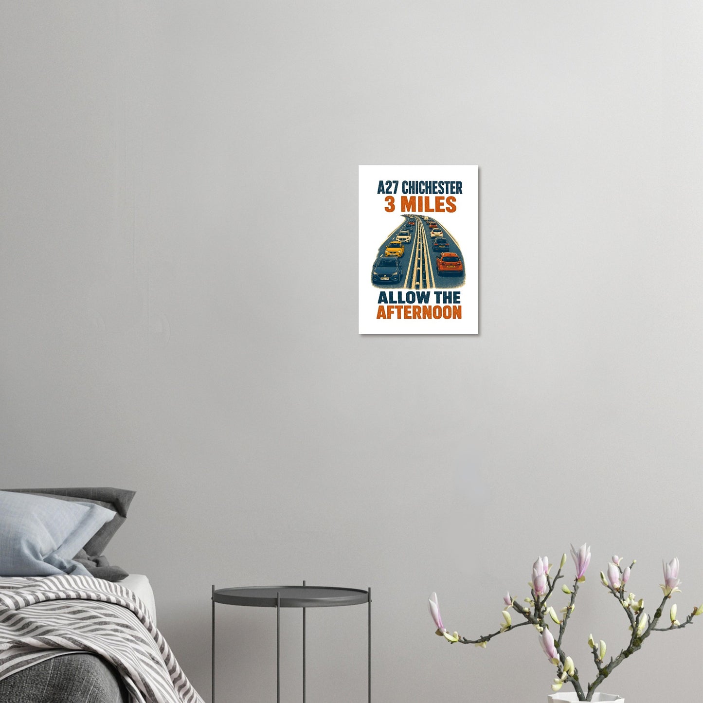A27 Chichester – 3 Miles, Allow the Afternoon Poster — product view 7