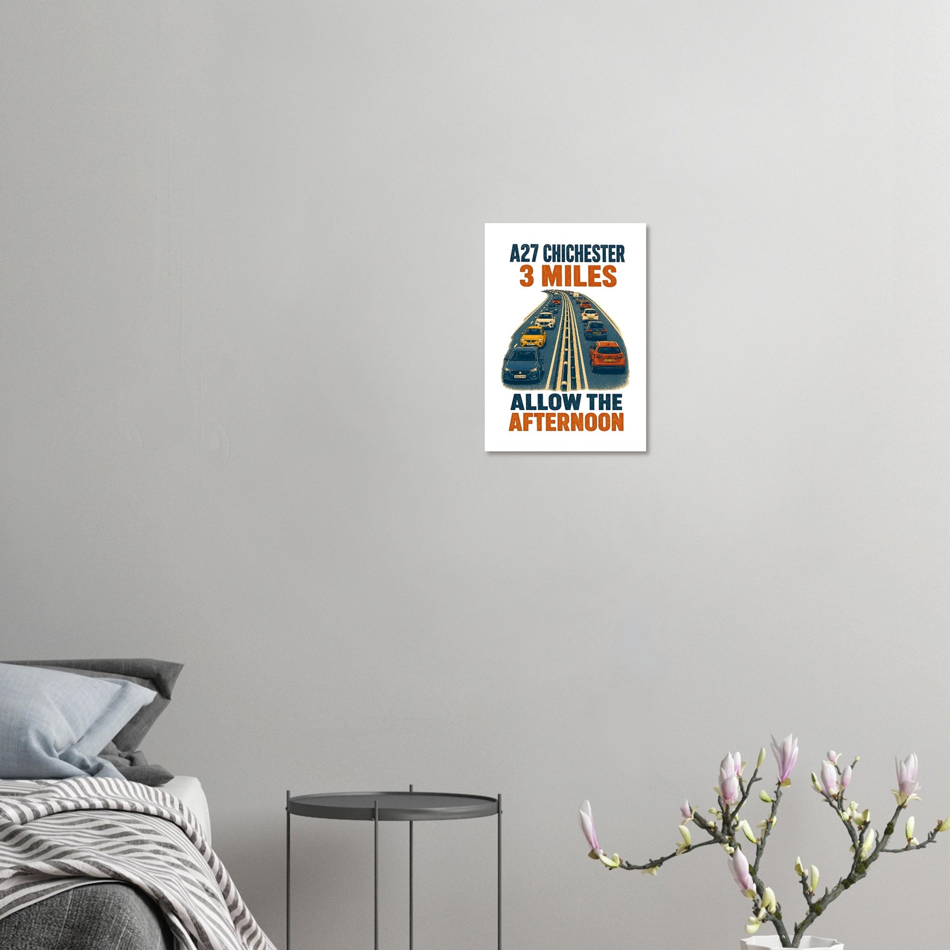 A27 Chichester – 3 Miles, Allow the Afternoon Poster — product view 7