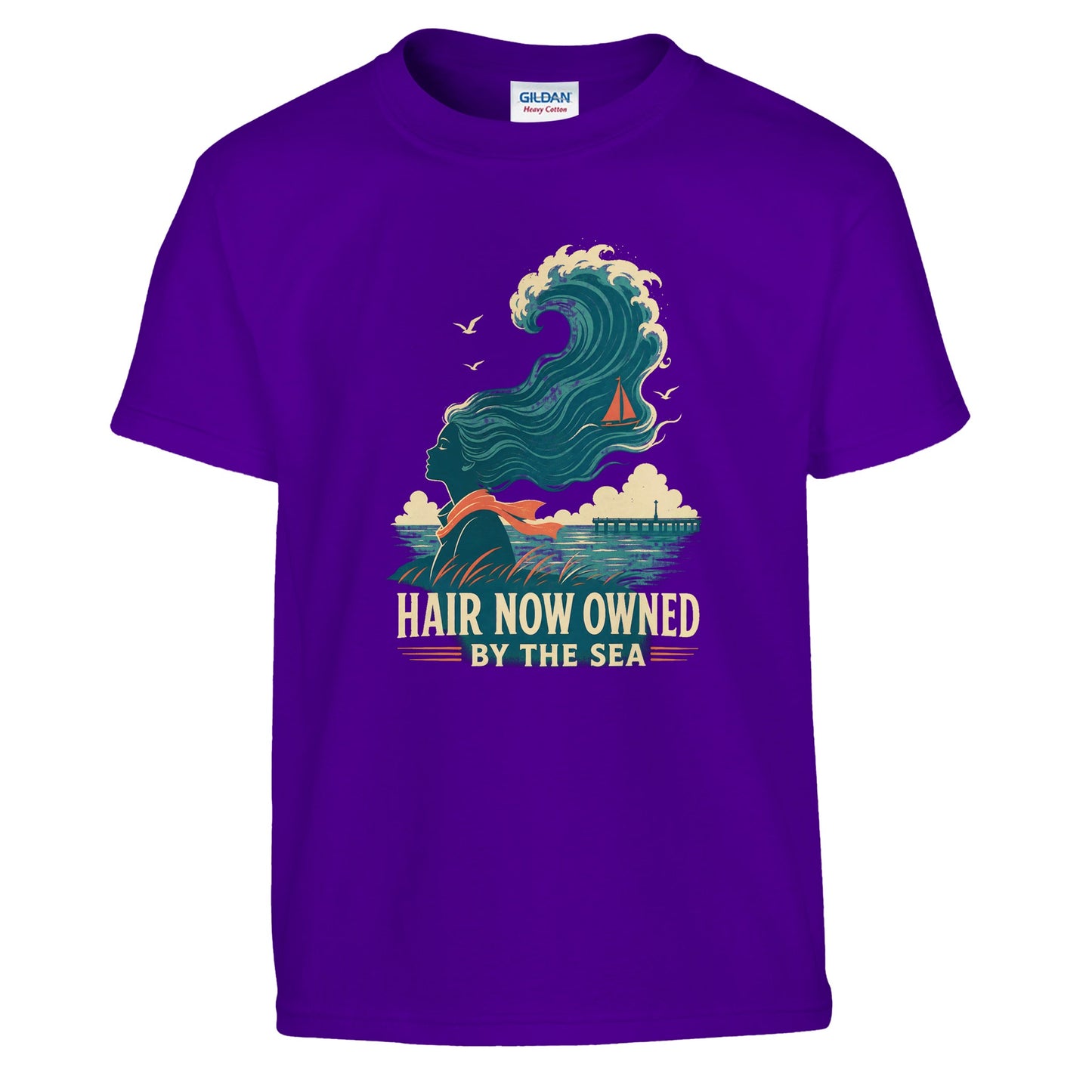 Hair Now Owned by the Sea Kids' T-shirt — product view 6