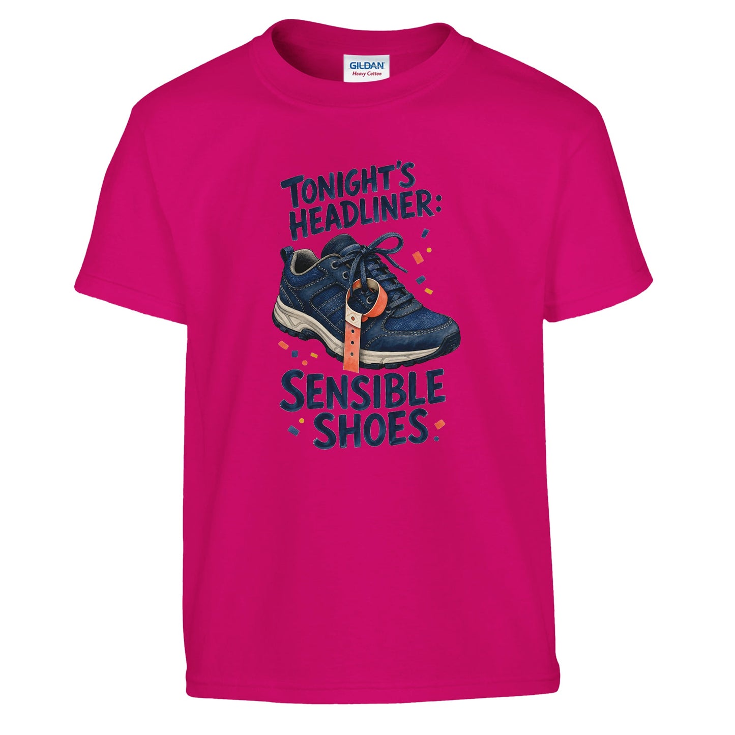 Tonight's Headliner: Sensible Shoes Concert Kids' T-shirt — product view 11