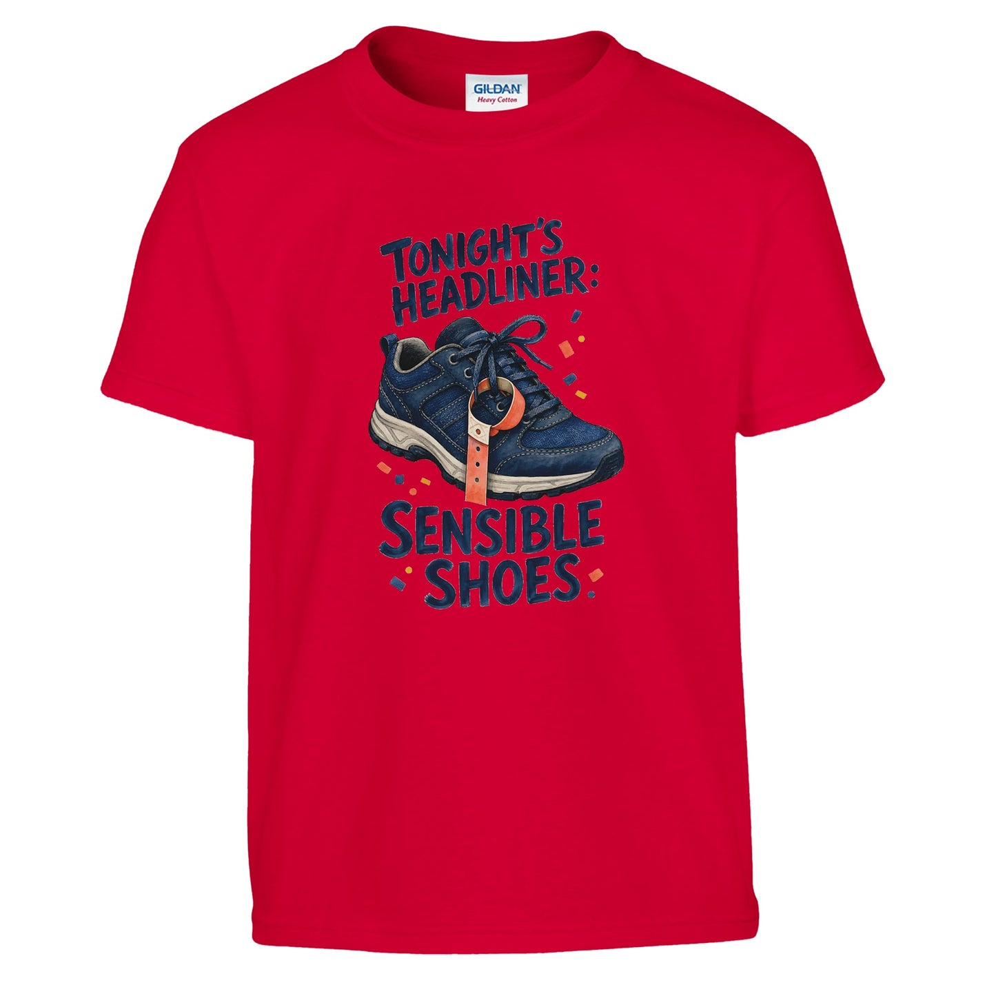 Tonight's Headliner: Sensible Shoes Concert Kids' T-shirt — product view 5