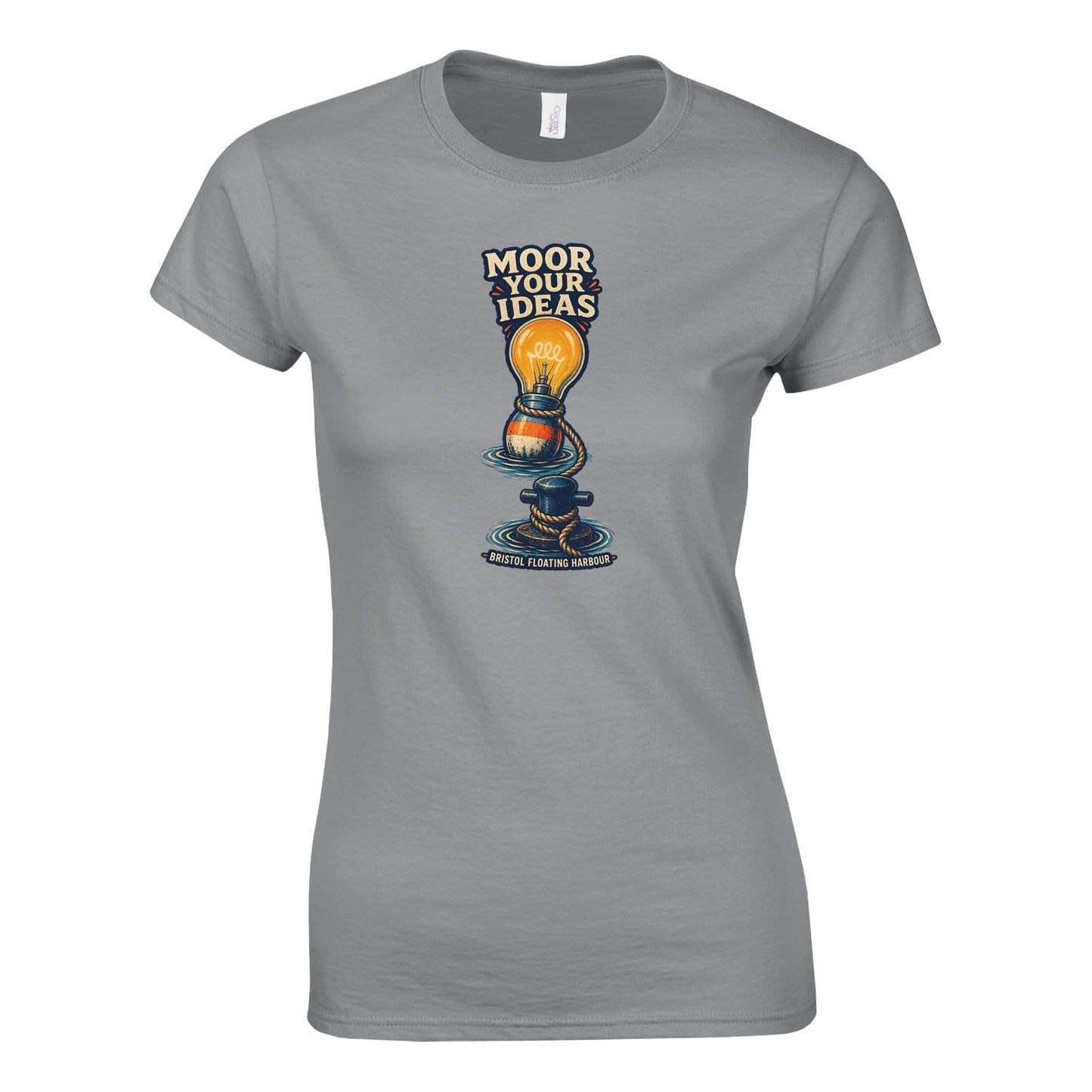 Moor Your Ideas – Bristol Floating Harbour Women's T-shirt — product view 2