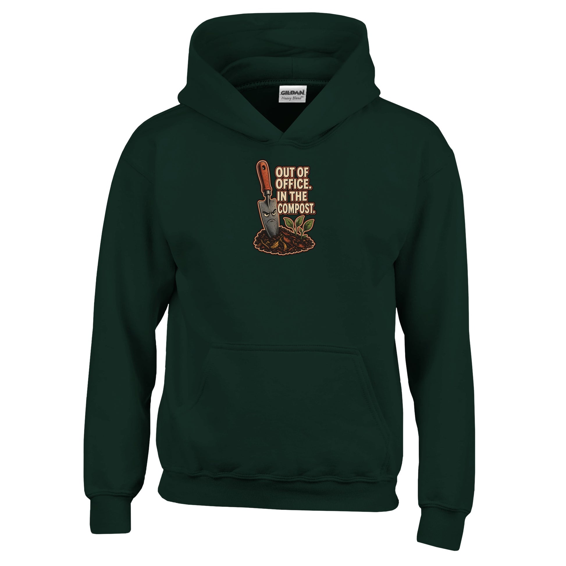 Out of Office, In the Compost Kids' Hoodie — product view 12