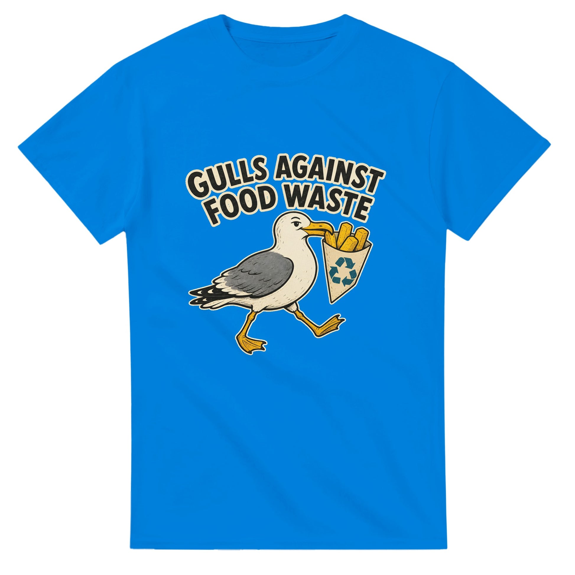 Gulls Against Food Waste Graphic T-shirt — product view 2