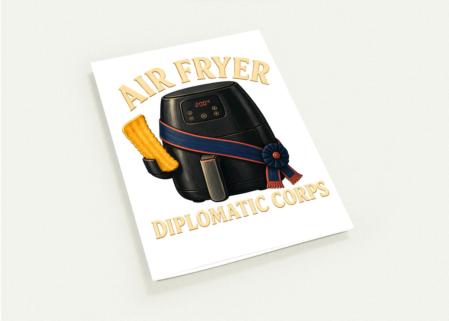 Air Fryer Diplomatic Corps Greeting Card Pack — product view 4