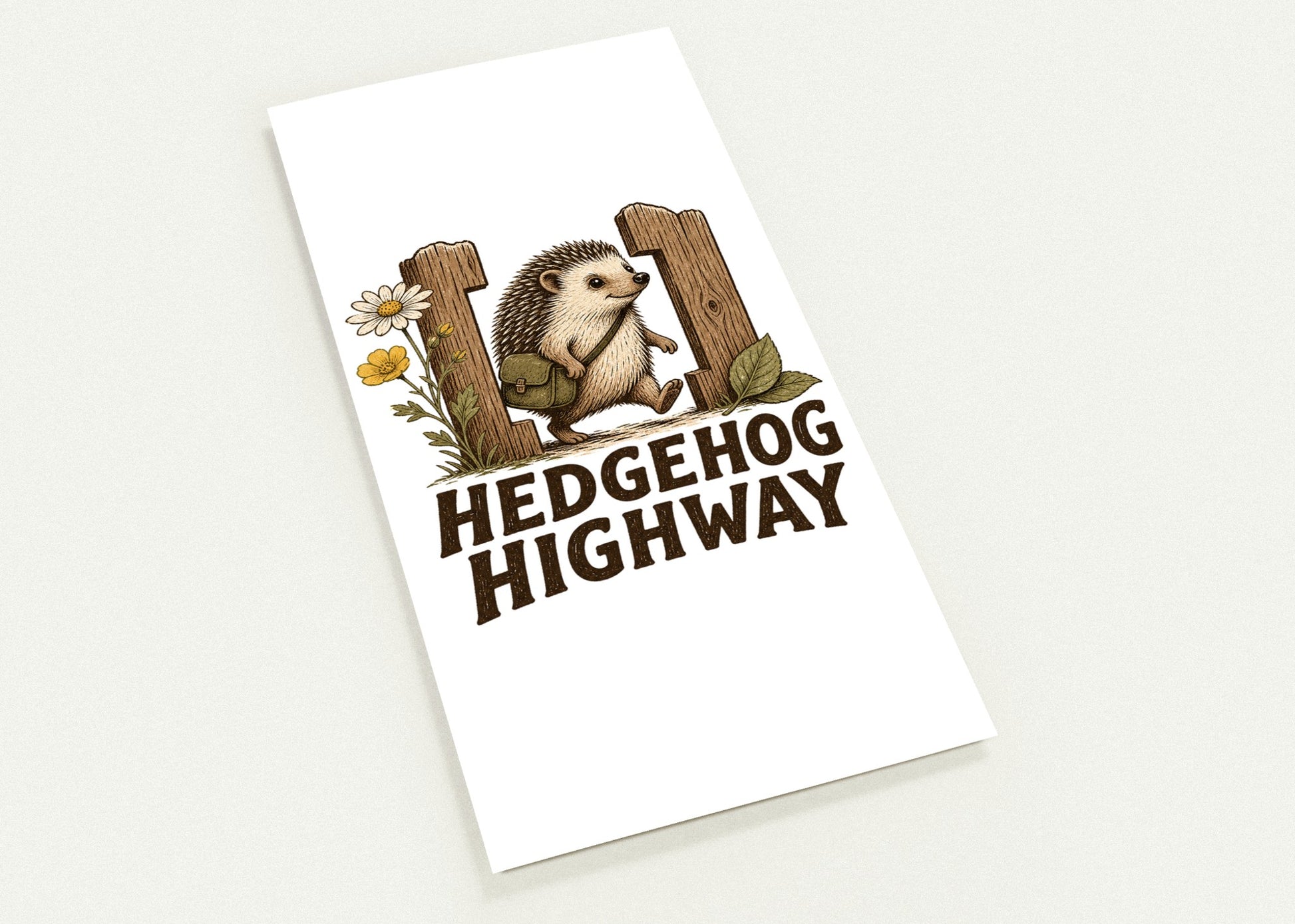 Hedgehog Highway Garden Graphic Postcard Pack — product view 2