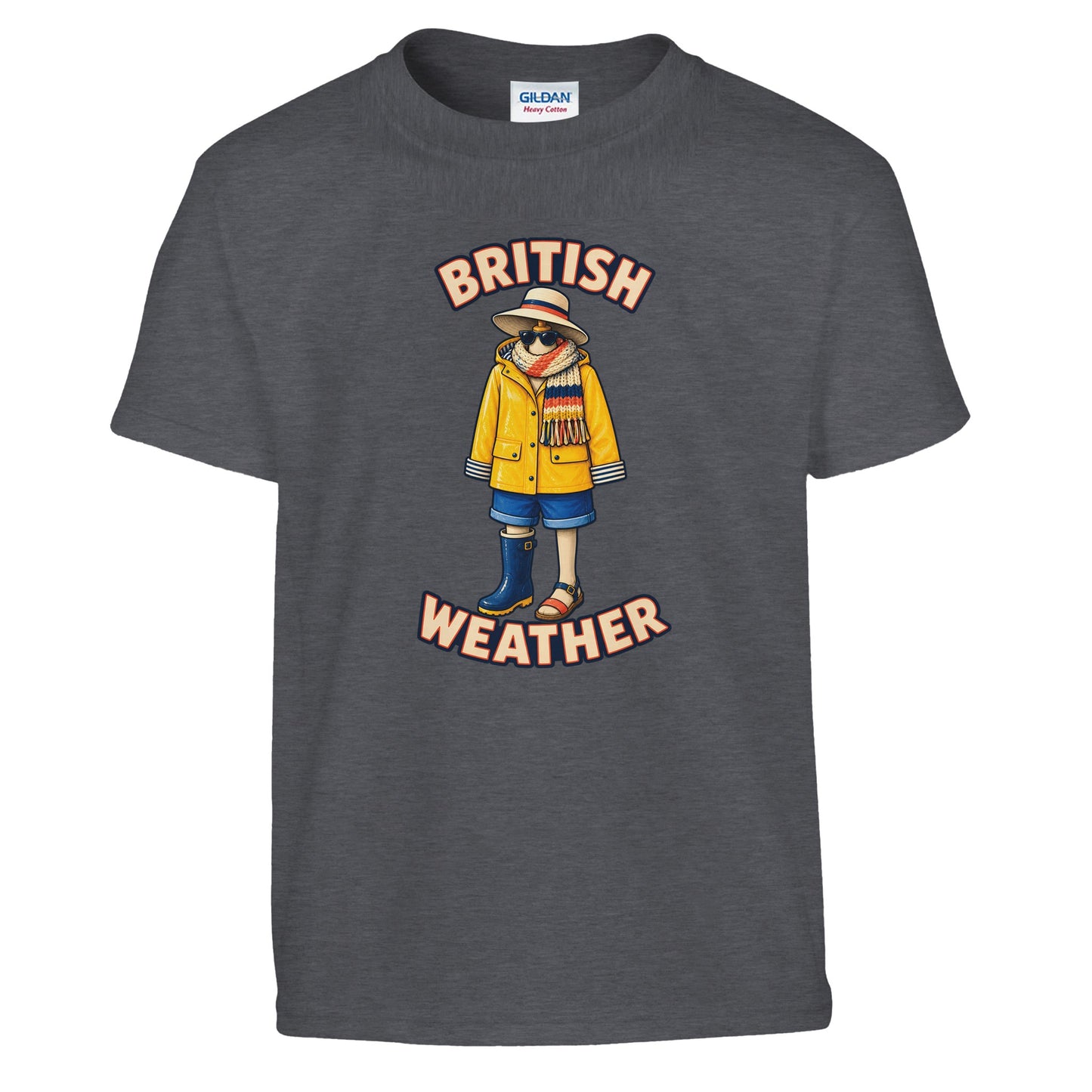 British Weather All-Weather Outfit Kids' T-shirt — product view 12