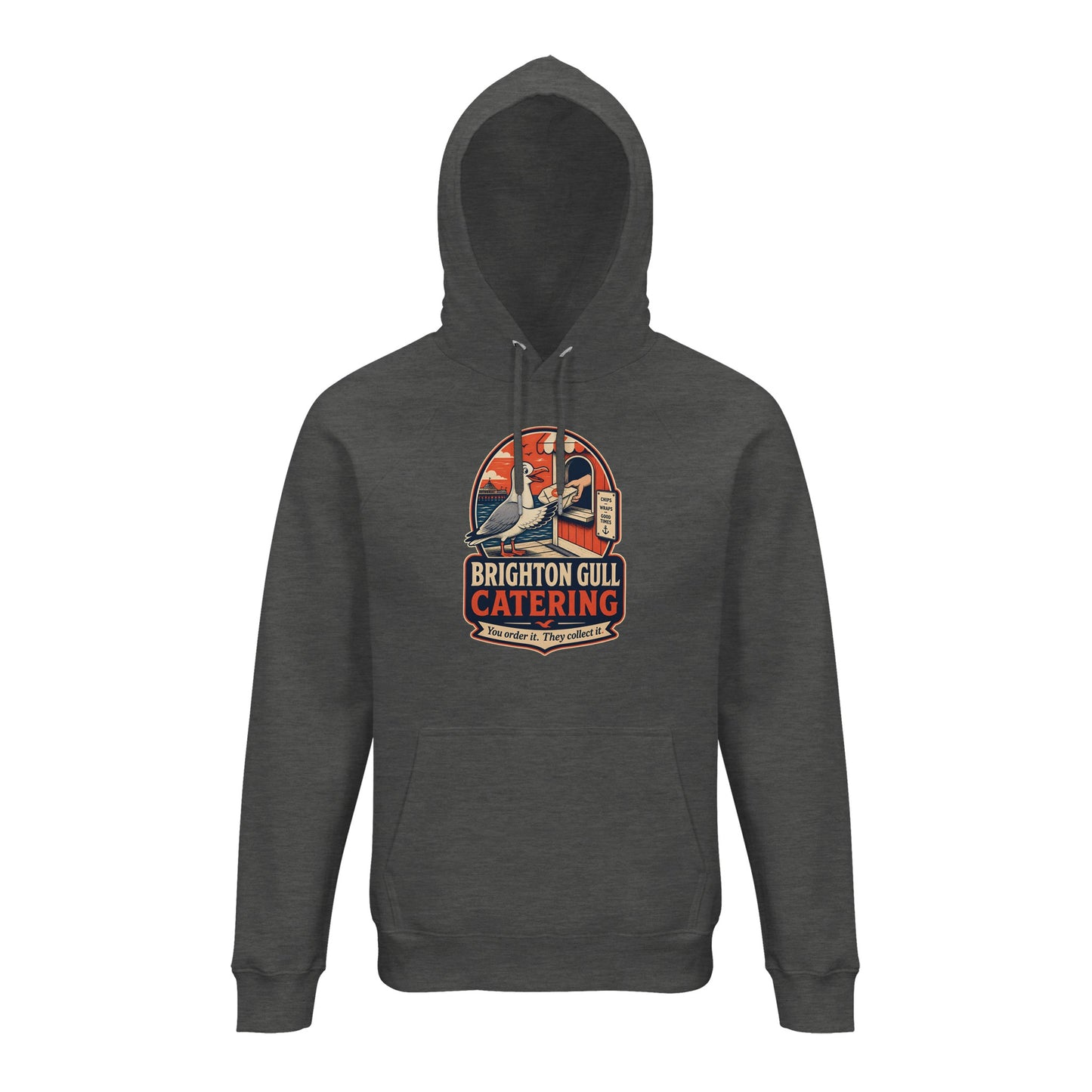 Brighton Gull Catering — Illustrated Hoodie — product view 10
