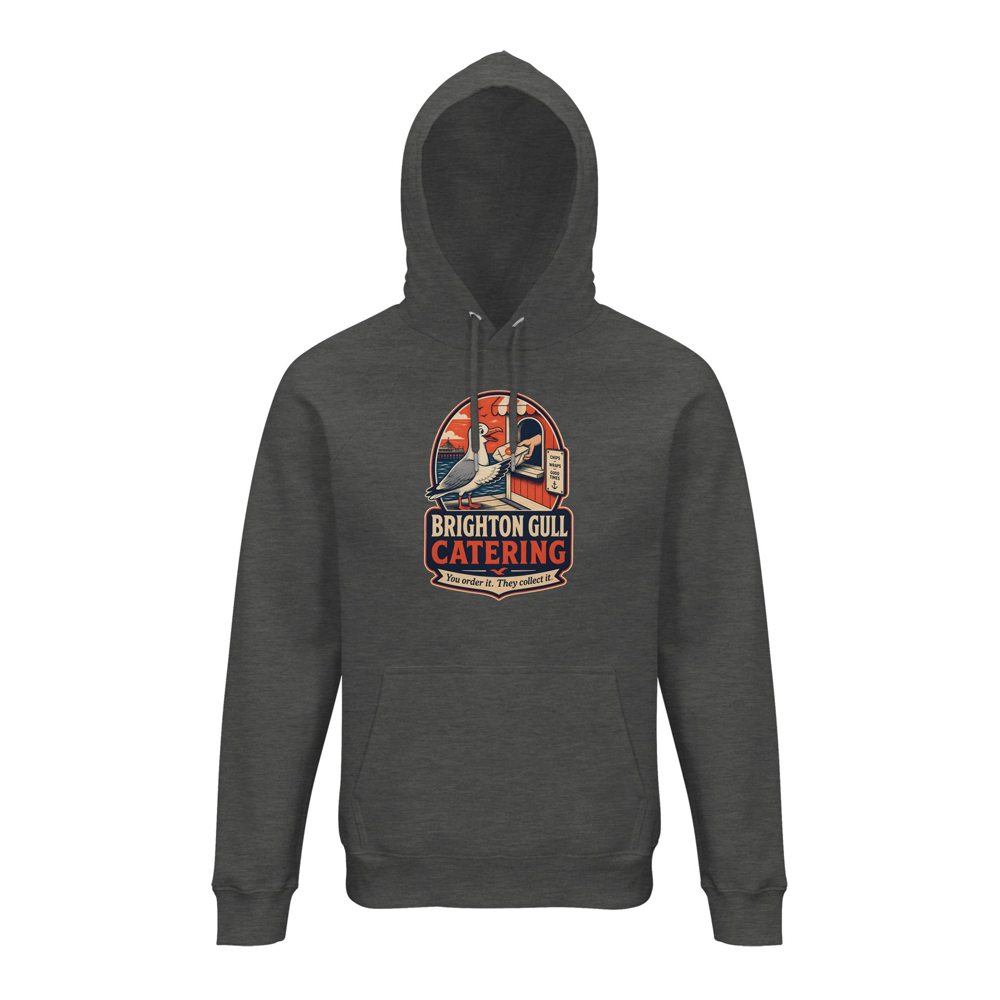 Brighton Gull Catering — Illustrated Hoodie — product view 10