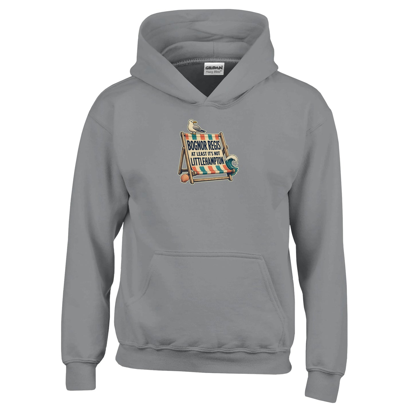 Bognor Regis — At Least It's Not Littlehampton Kids' Hoodie — product view 13