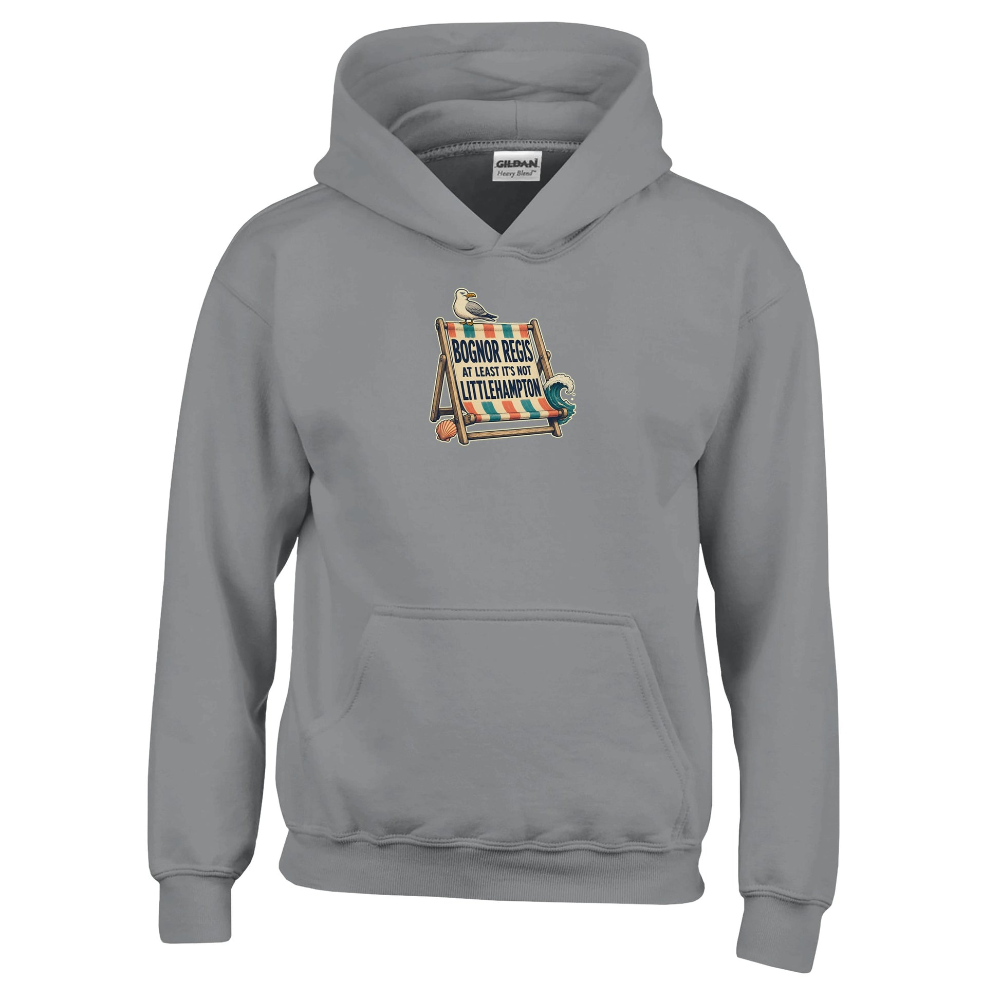 Bognor Regis — At Least It's Not Littlehampton Kids' Hoodie — product view 13