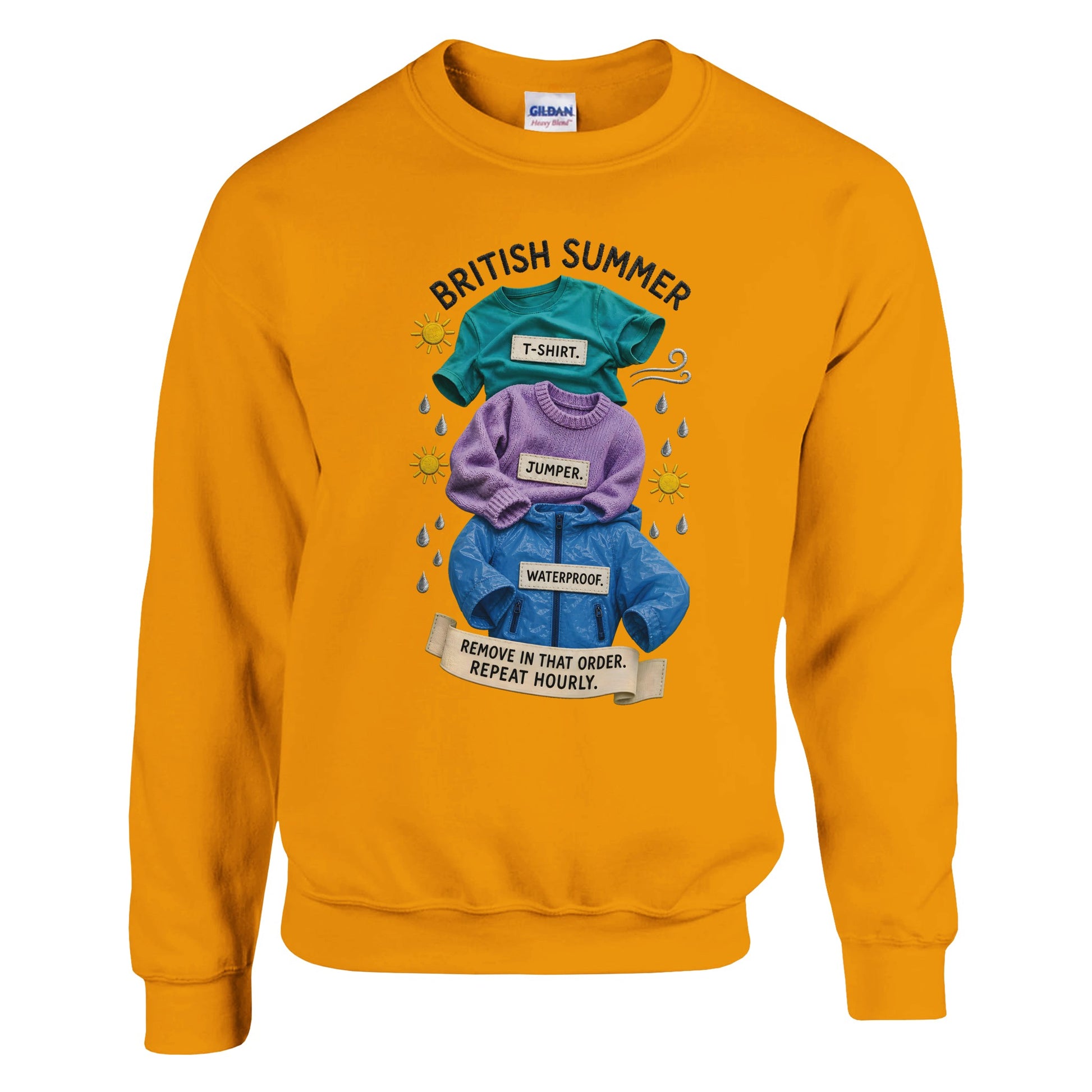 British Summer: Repeat Layers Hourly Sweatshirt — product view 2