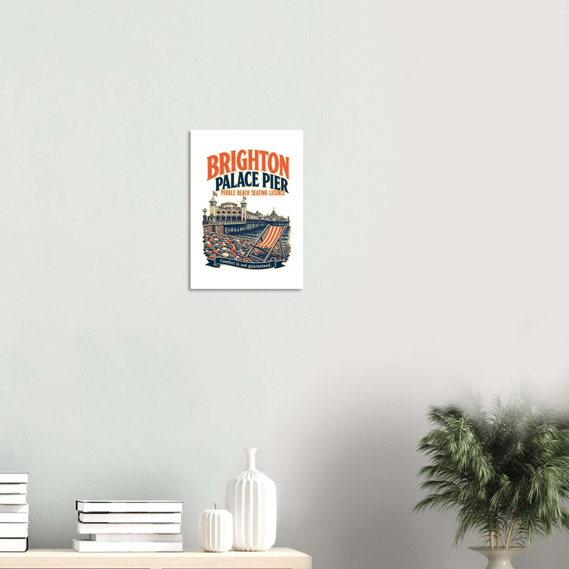 Brighton Pebble Beach Seating Licence Poster — product view 8