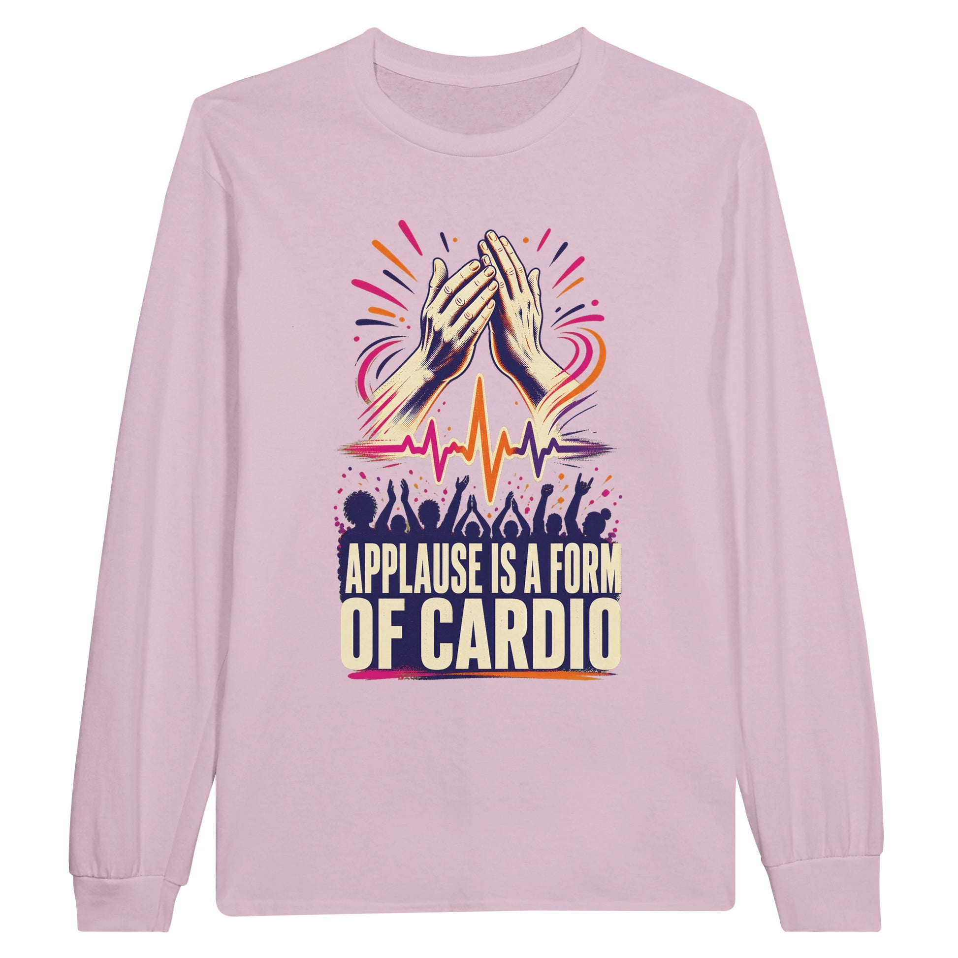 Applause Is a Form of Cardio Long-Sleeve T-shirt — product view 5
