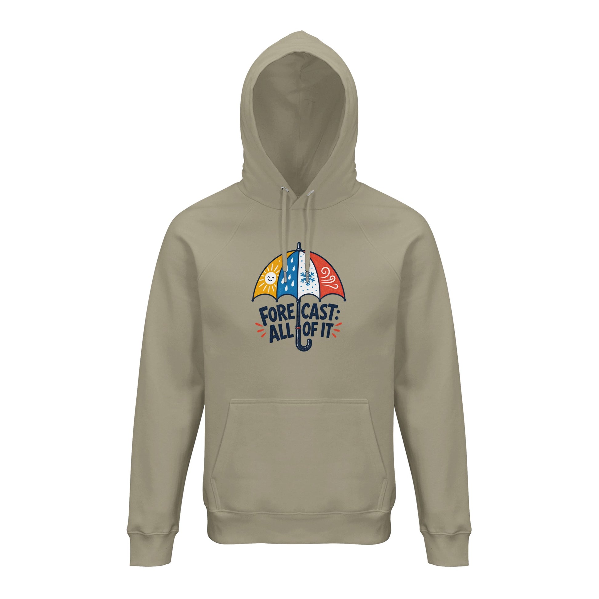 Forecast: All of It British Weather Graphic Hoodie — product view 3