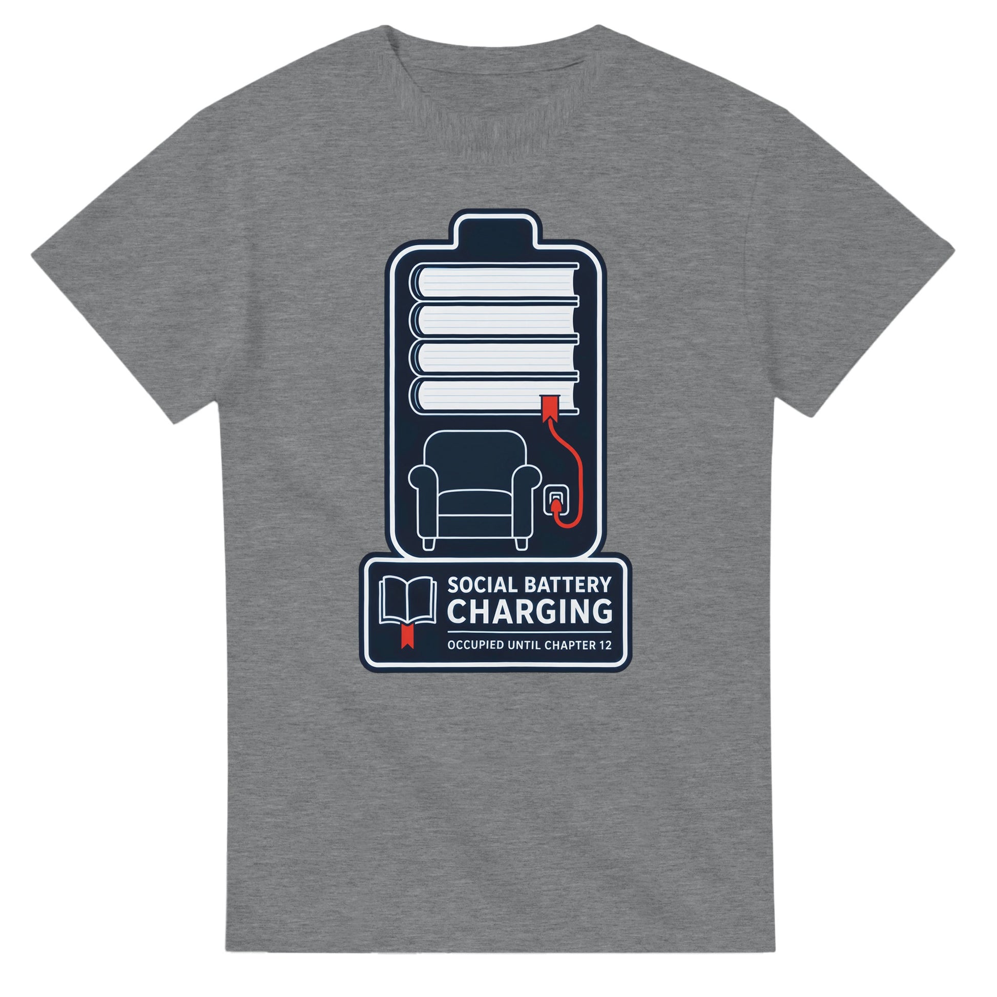 Social Battery Charging T-shirt — product view 12