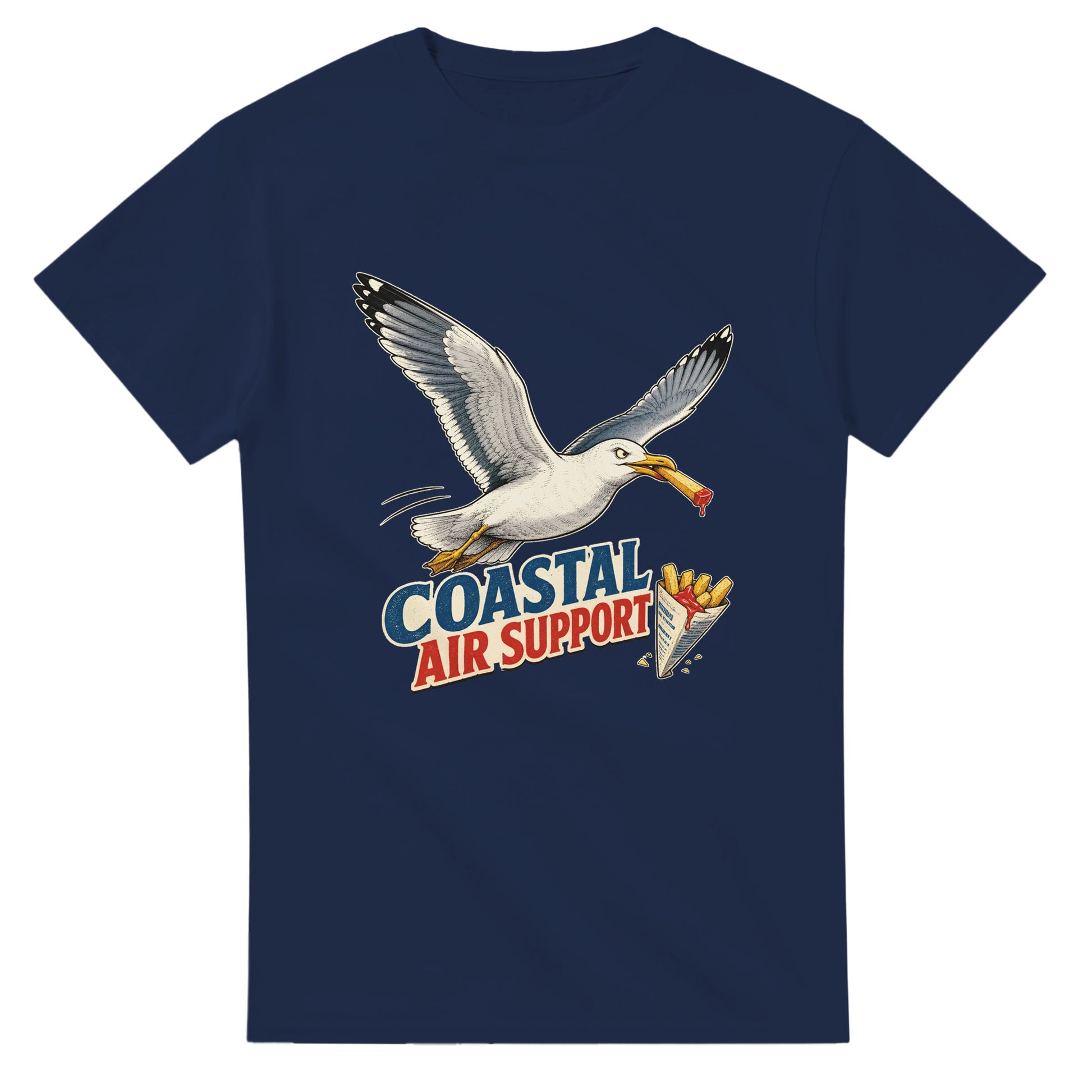 Coastal Air Support Seagull Graphic T-shirt — product view 5