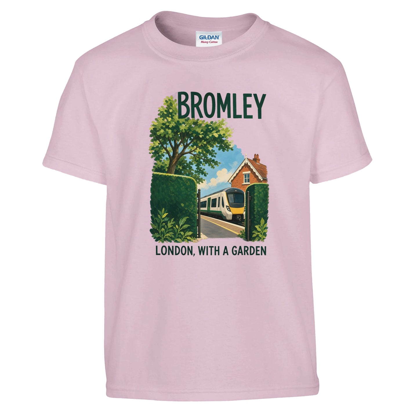 Bromley: London with a Garden Kids' T-shirt — product view 9