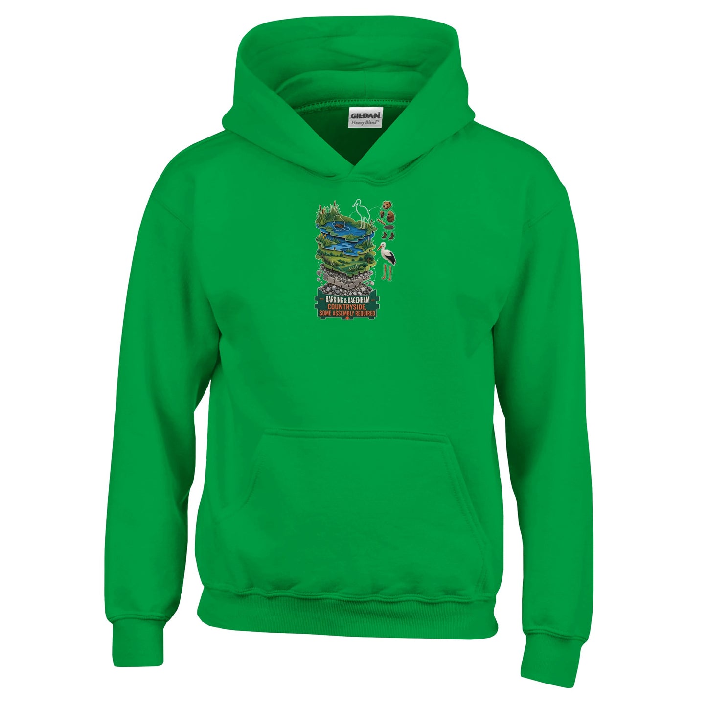 Barking & Dagenham Countryside Kids' Hoodie — product view 8