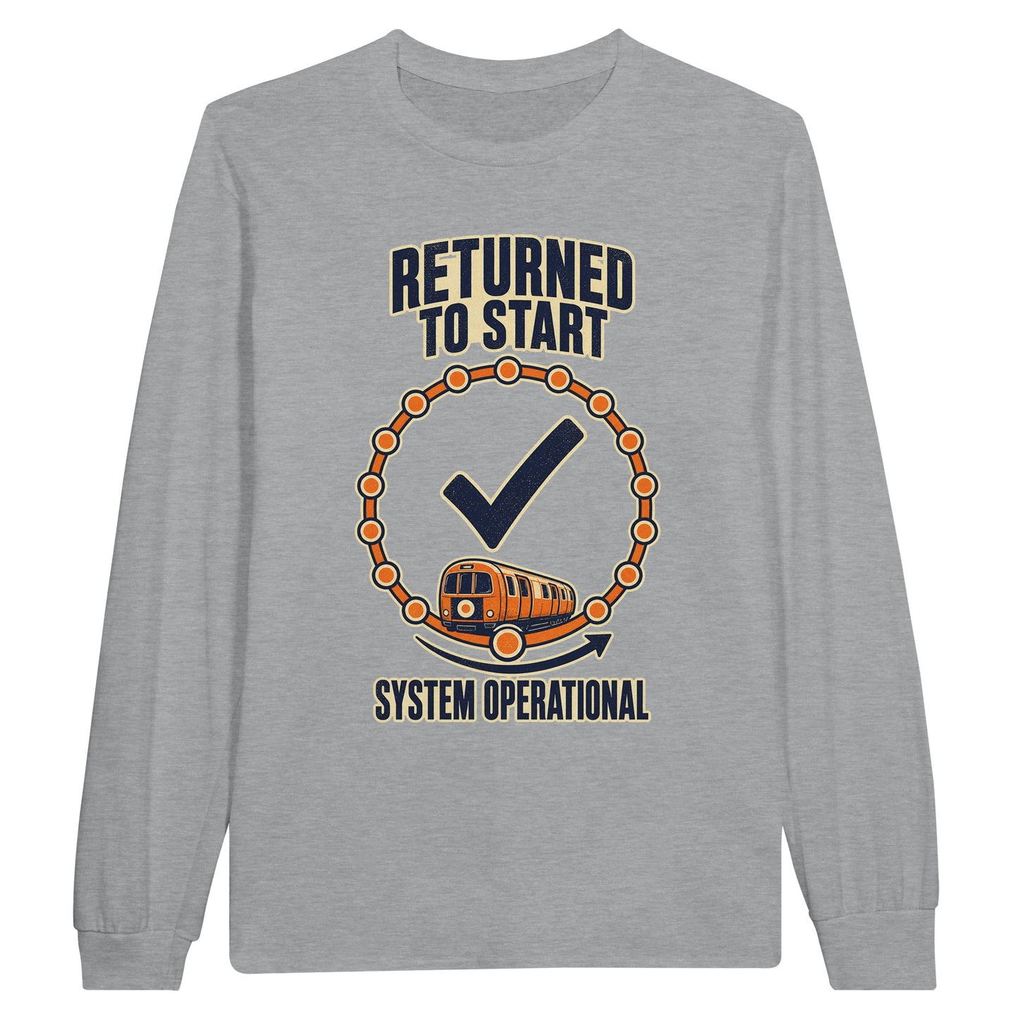 Glasgow Subway: System Operational Long-Sleeve T-shirt — product view 10
