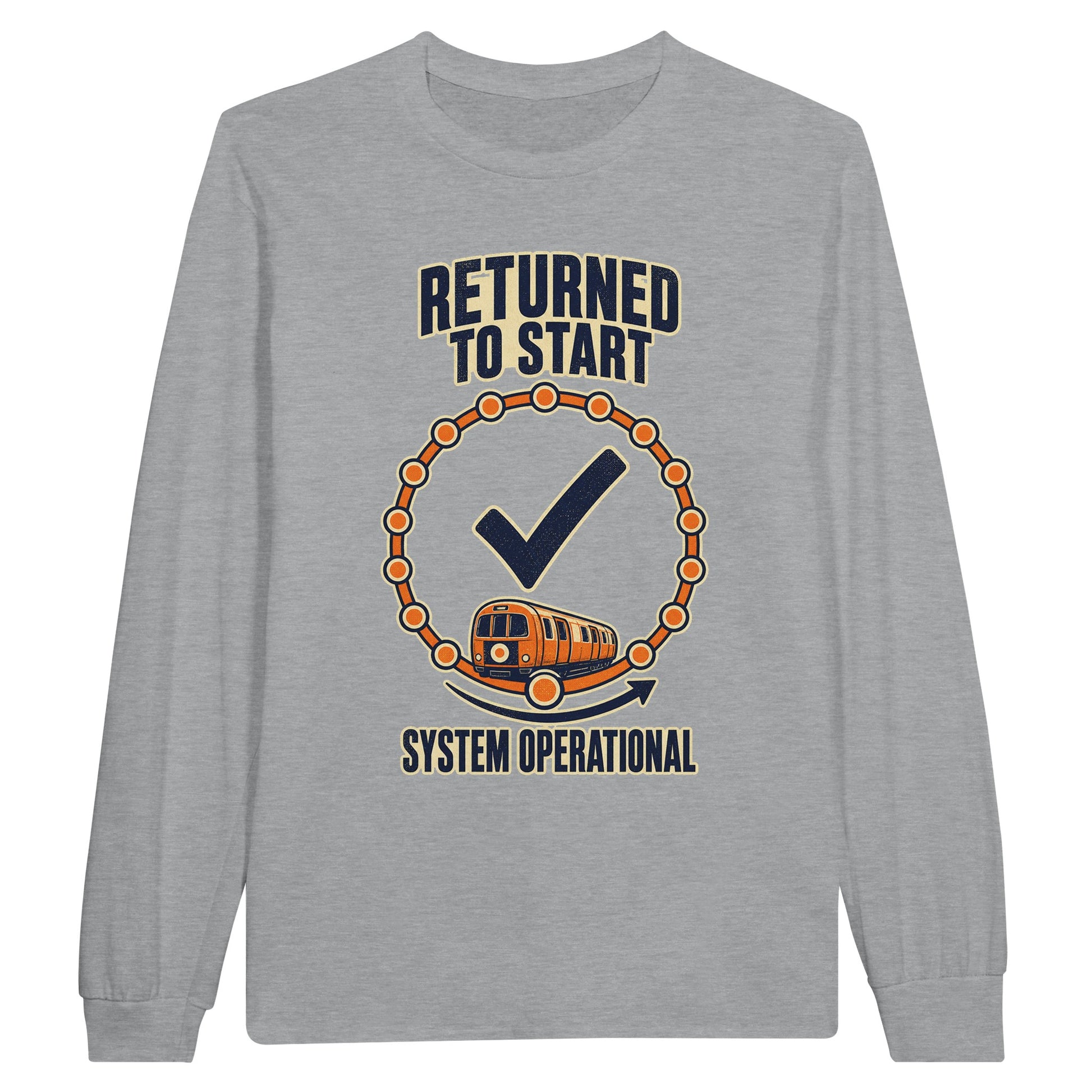 Glasgow Subway: System Operational Long-Sleeve T-shirt — product view 10