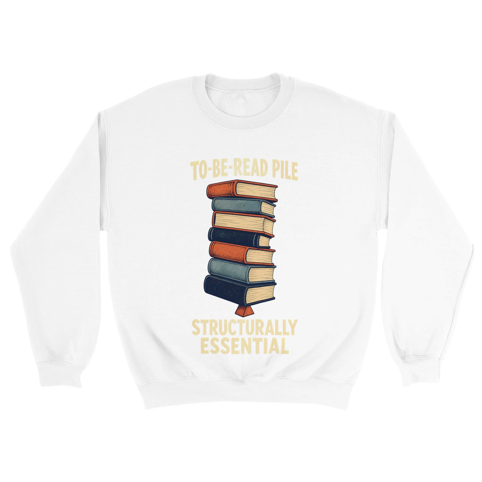 To-Be-Read Pile: Structurally Essential Book Graphic Sweatshirt — product view 18