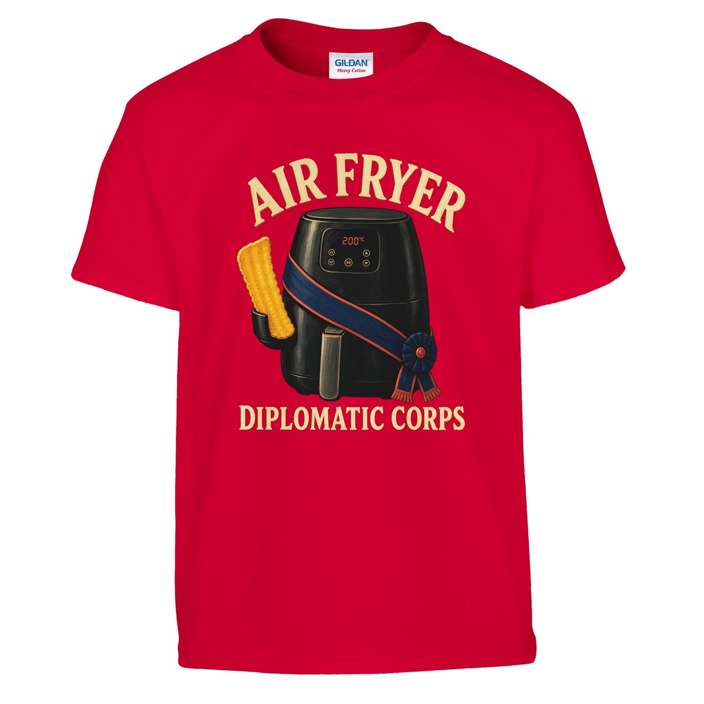 Air Fryer Diplomatic Corps Kids' T-shirt — product view 5