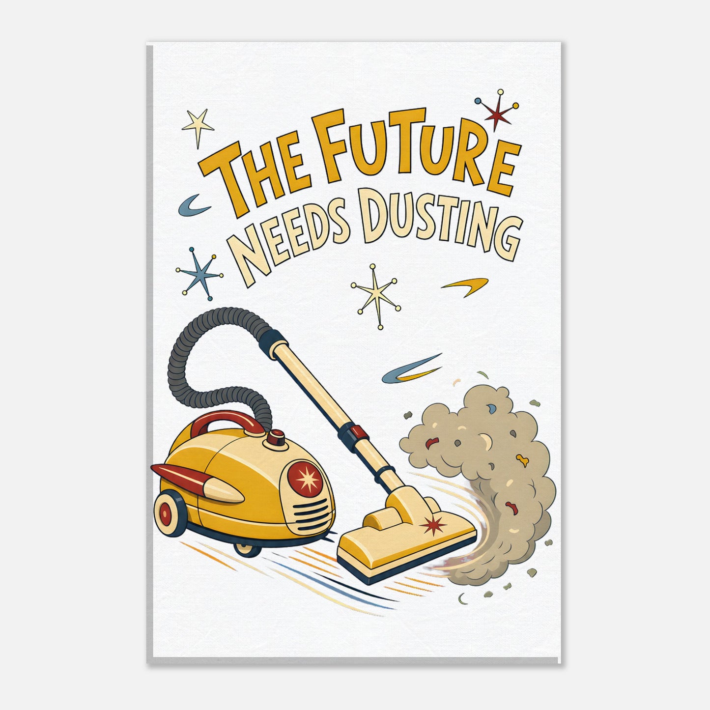 The Future Needs Dusting Canvas — product view 3