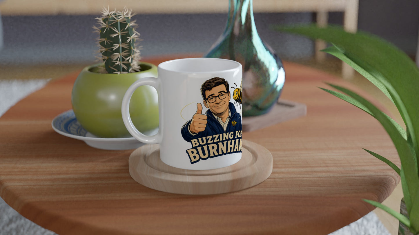 Buzzing for Burnham Mug — product view 1