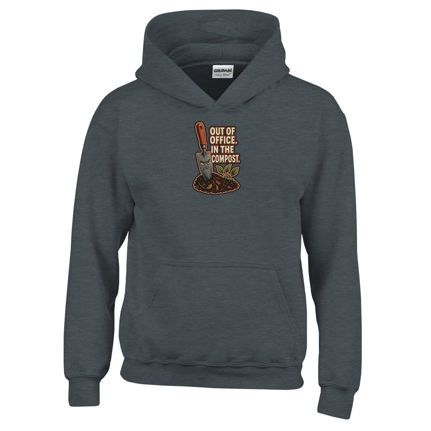 Out of Office, In the Compost Kids' Hoodie — product view 9