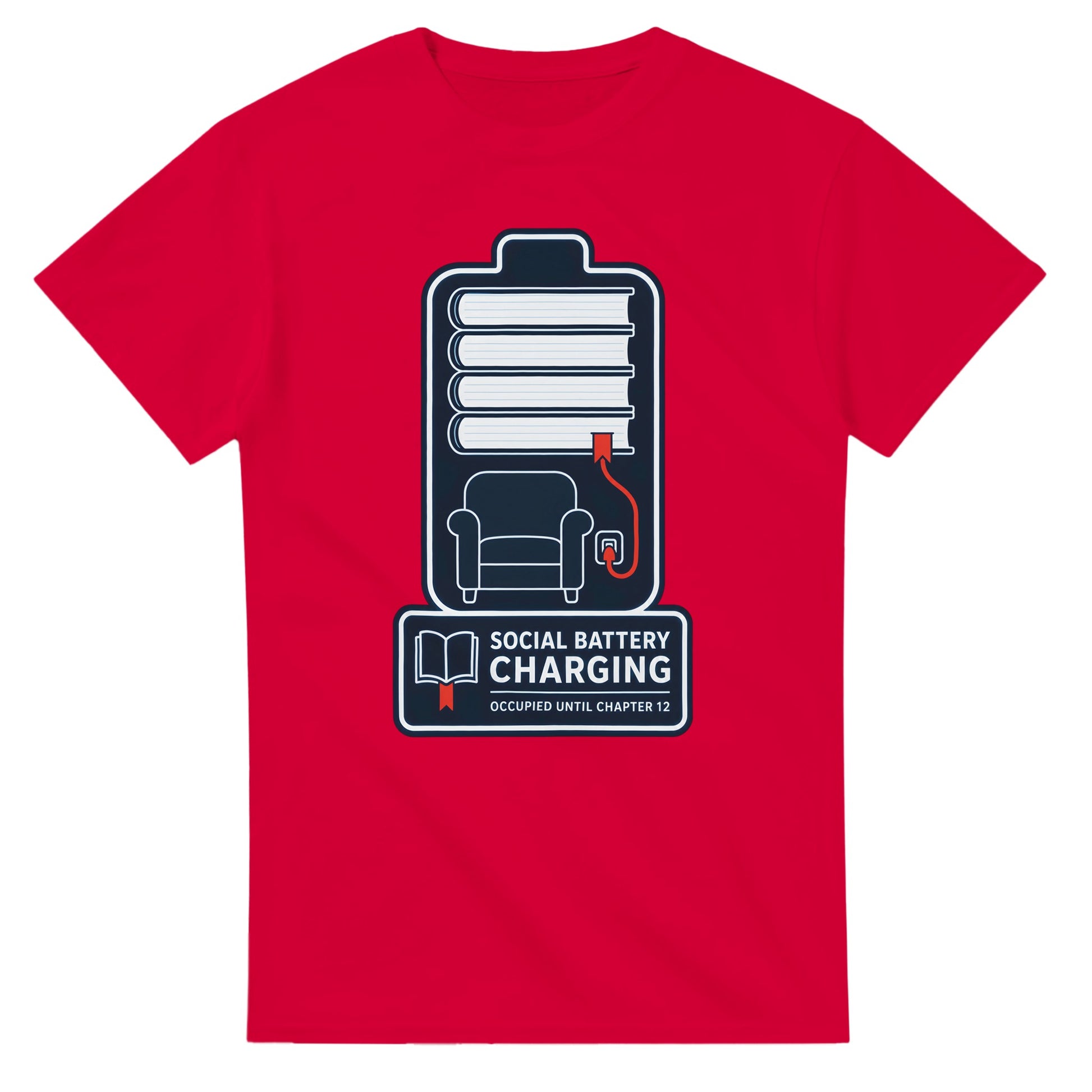 Social Battery Charging T-shirt — product view 9