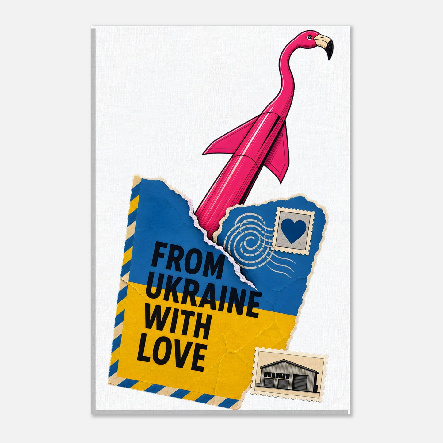 From Ukraine With Love Canvas — product view 3