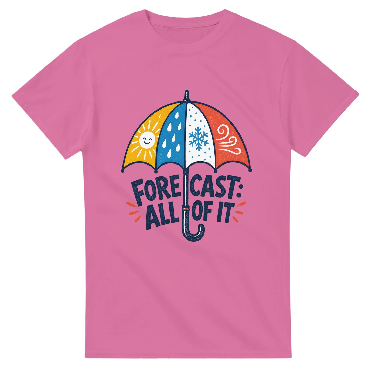 Forecast: All of It British Weather Graphic T-shirt — product view 4