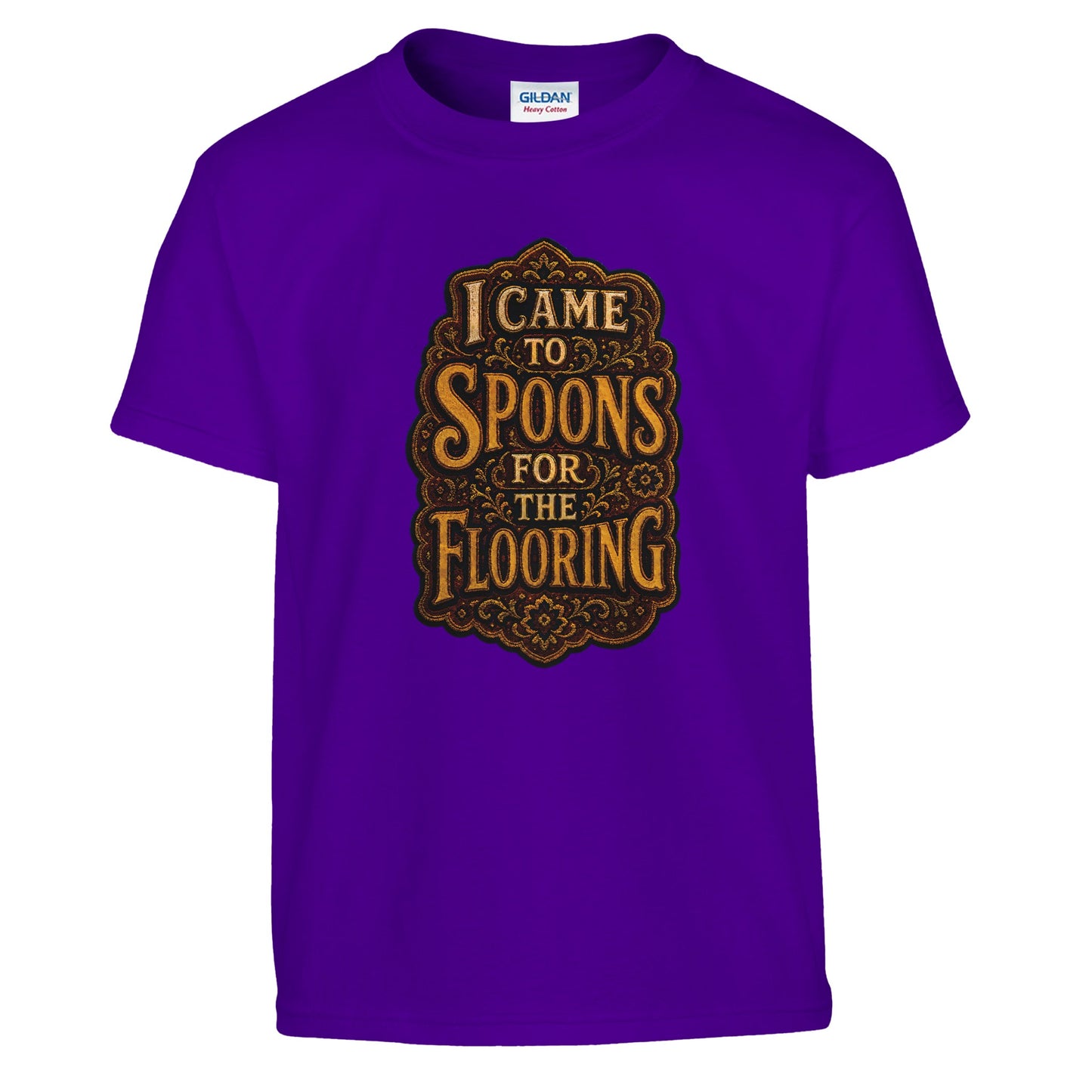 I Came to Spoons for the Flooring Kids' T-shirt — product view 6