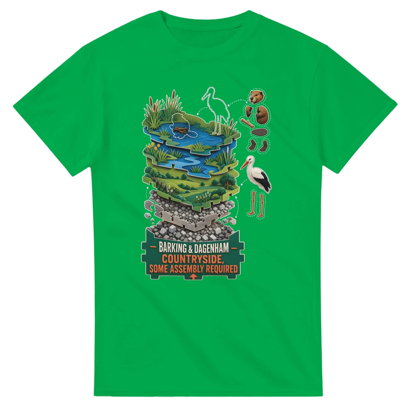 Barking & Dagenham Countryside T-shirt — product view 11
