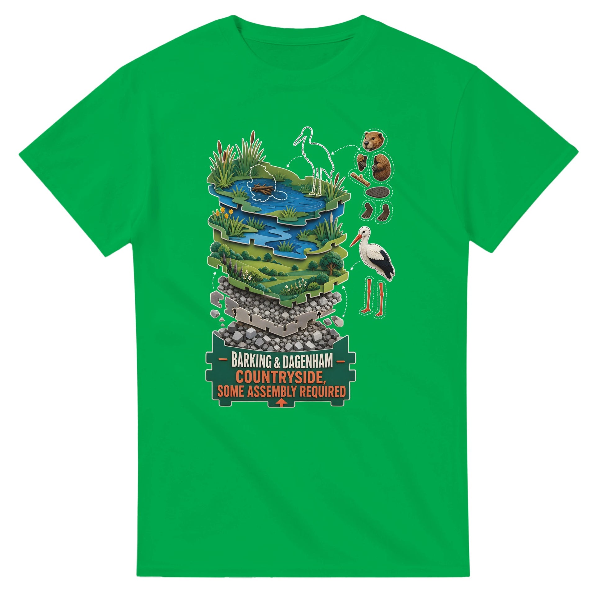Barking & Dagenham Countryside T-shirt — product view 11