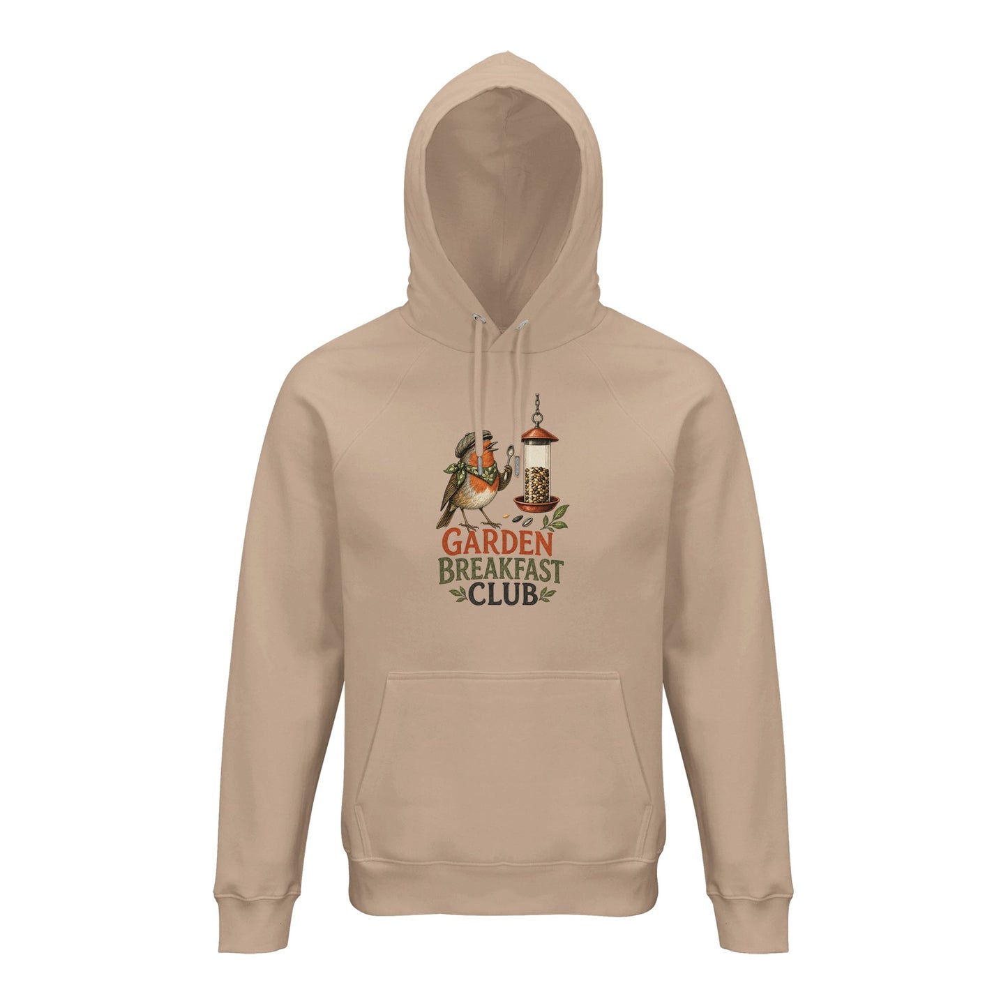 Garden Breakfast Club Robin Graphic Hoodie — product view 5