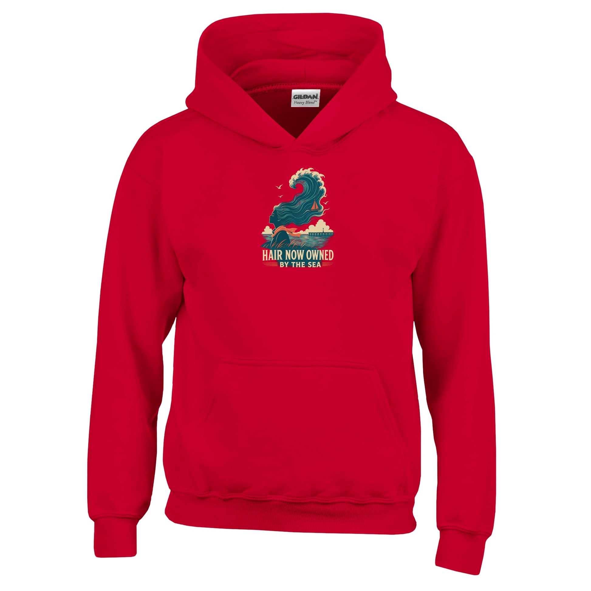 Hair Now Owned by the Sea Kids' Hoodie — product view 6
