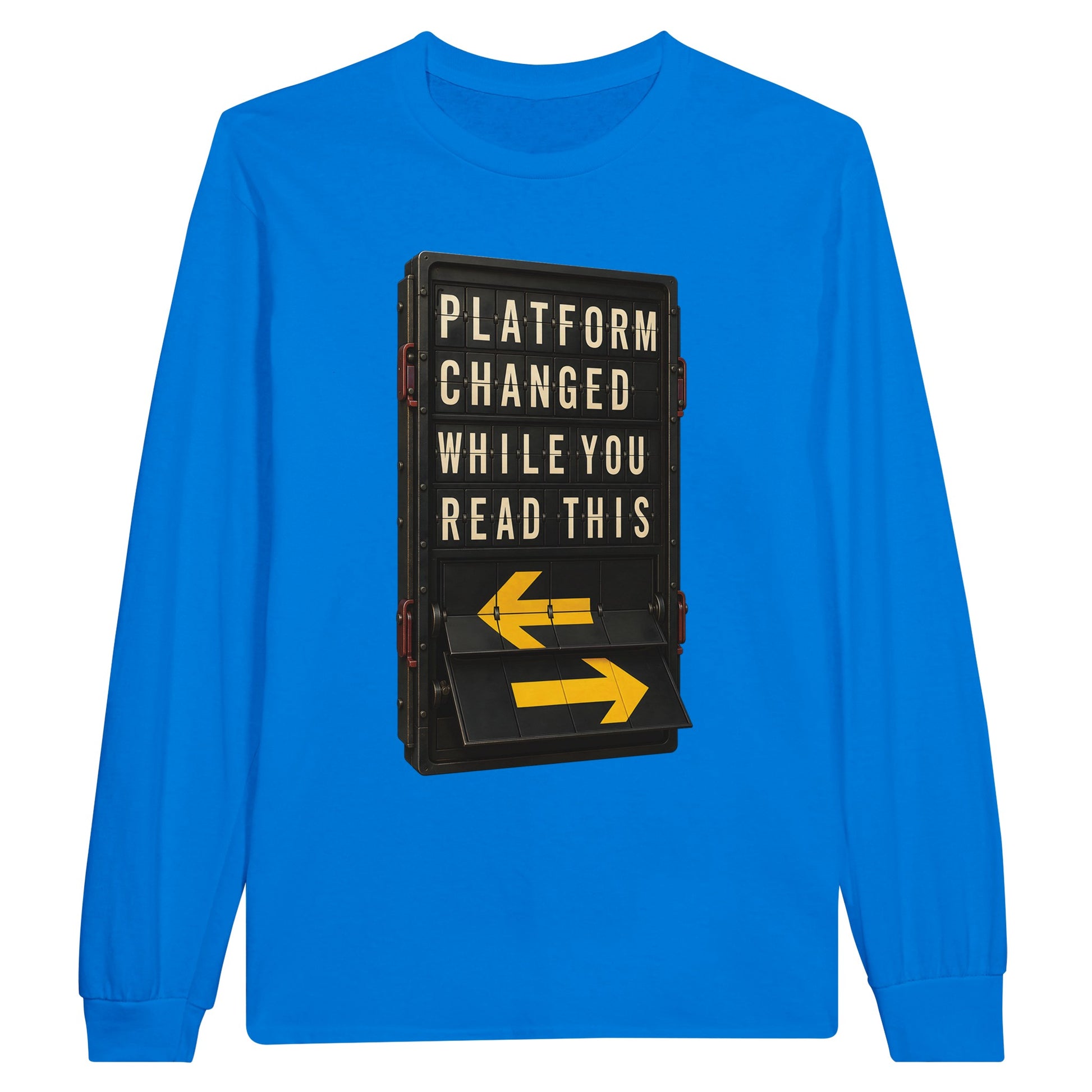Platform Changed While You Read This Long-Sleeve T-shirt — product view 3
