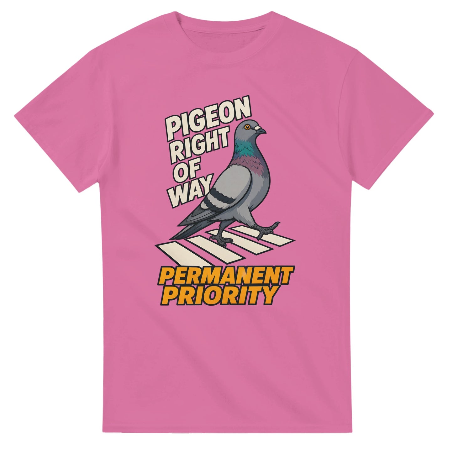 Pigeon Right of Way T-shirt — product view 4
