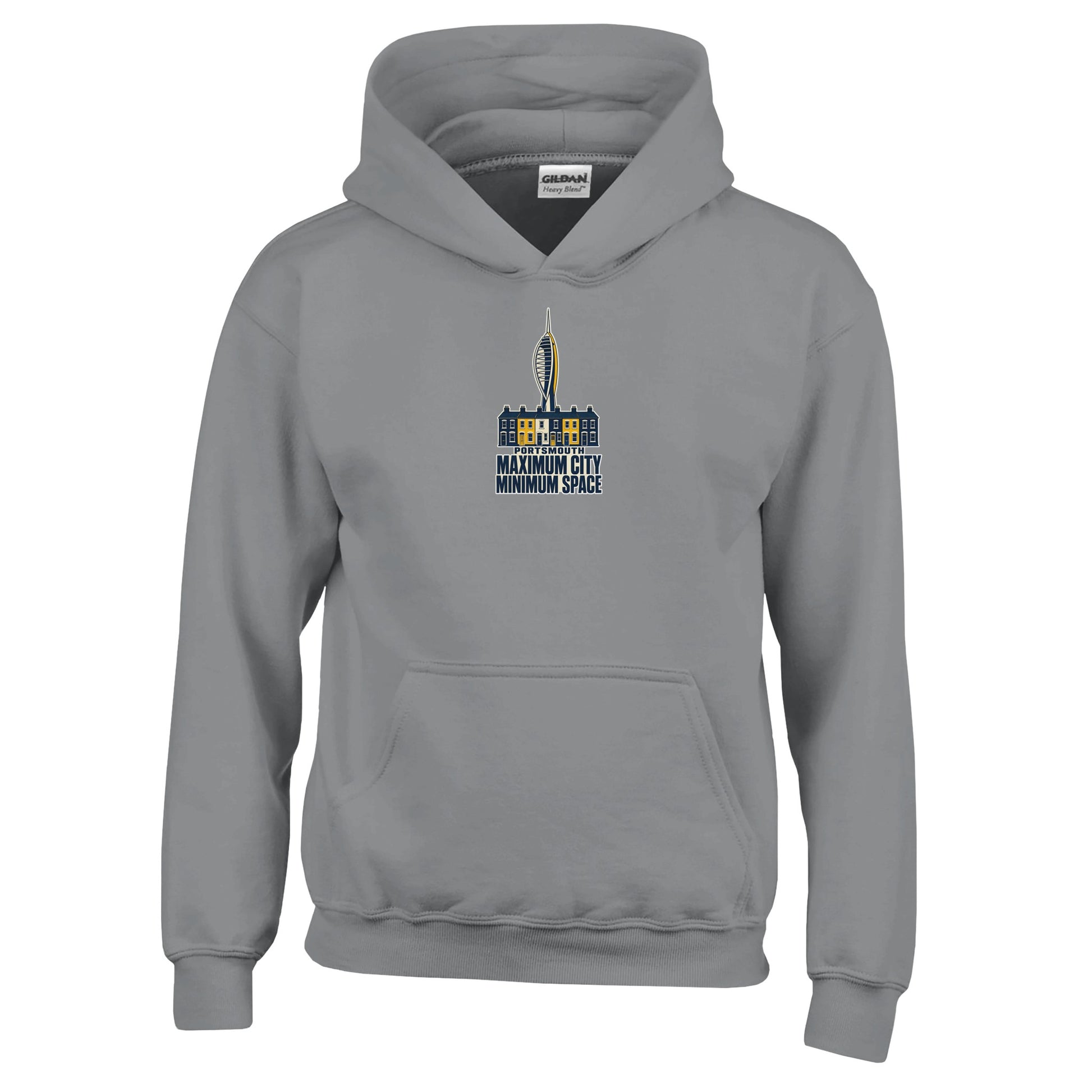 Portsmouth Maximum City Minimum Space Kids' Hoodie — product view 13
