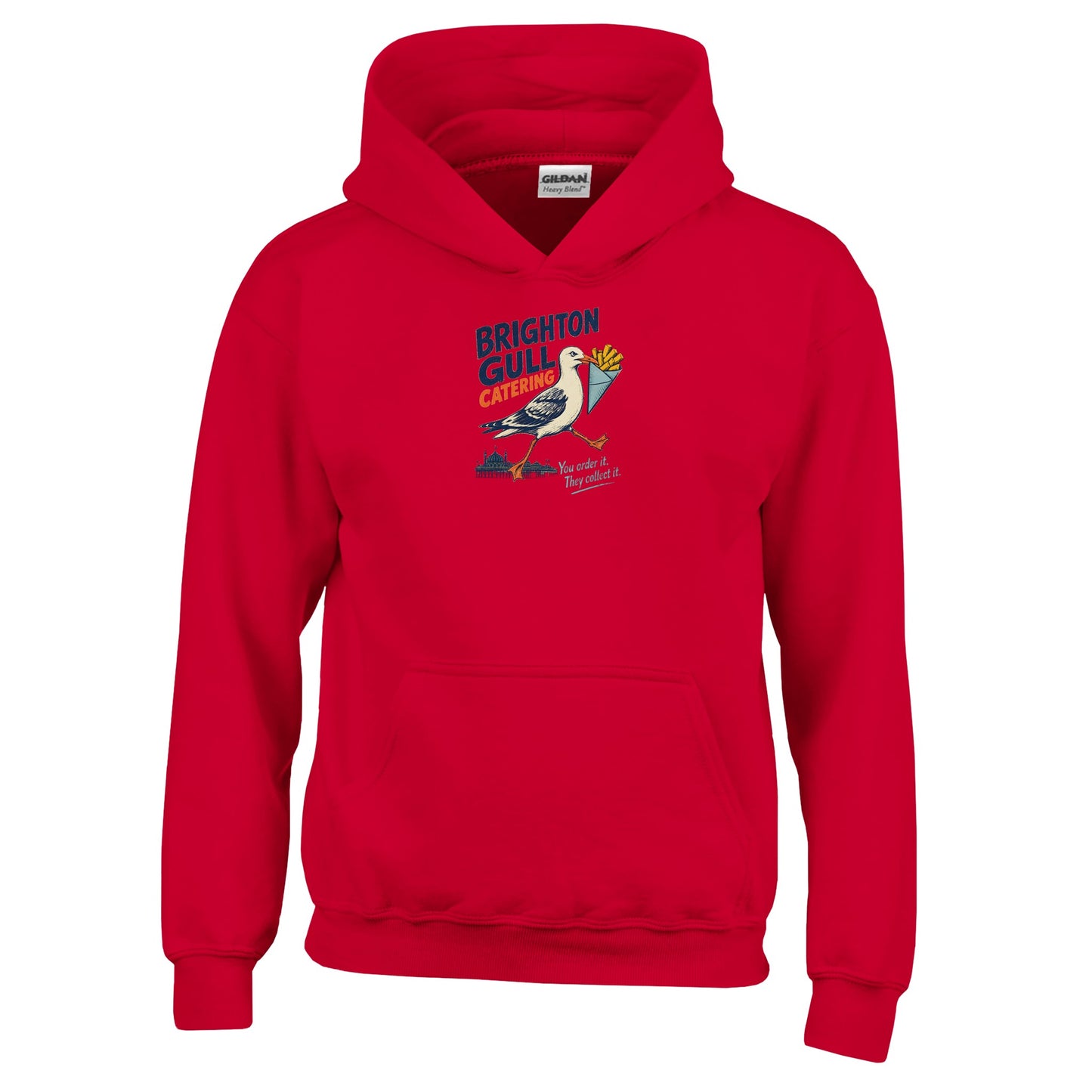 Brighton Gull Catering - You Order It, They Collect It Kids' Hoodie — product view 6