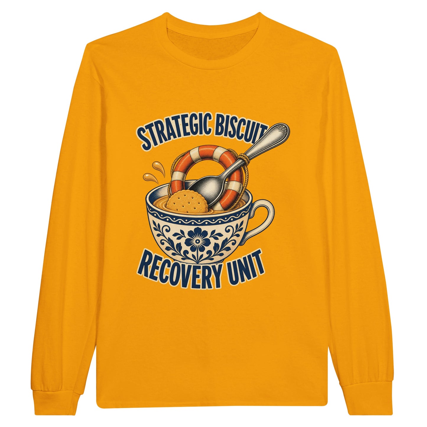 Strategic Biscuit Recovery Unit Long-Sleeve T-shirt — product view 4