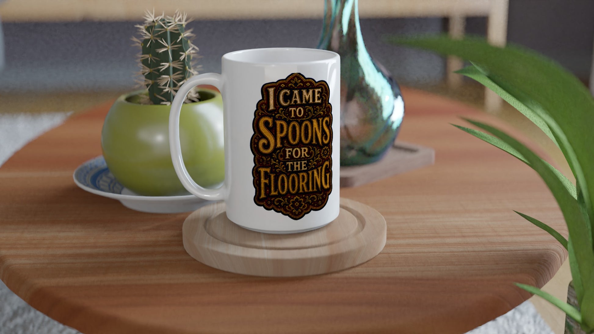 I Came to Spoons for the Flooring Large Mug — product view 4