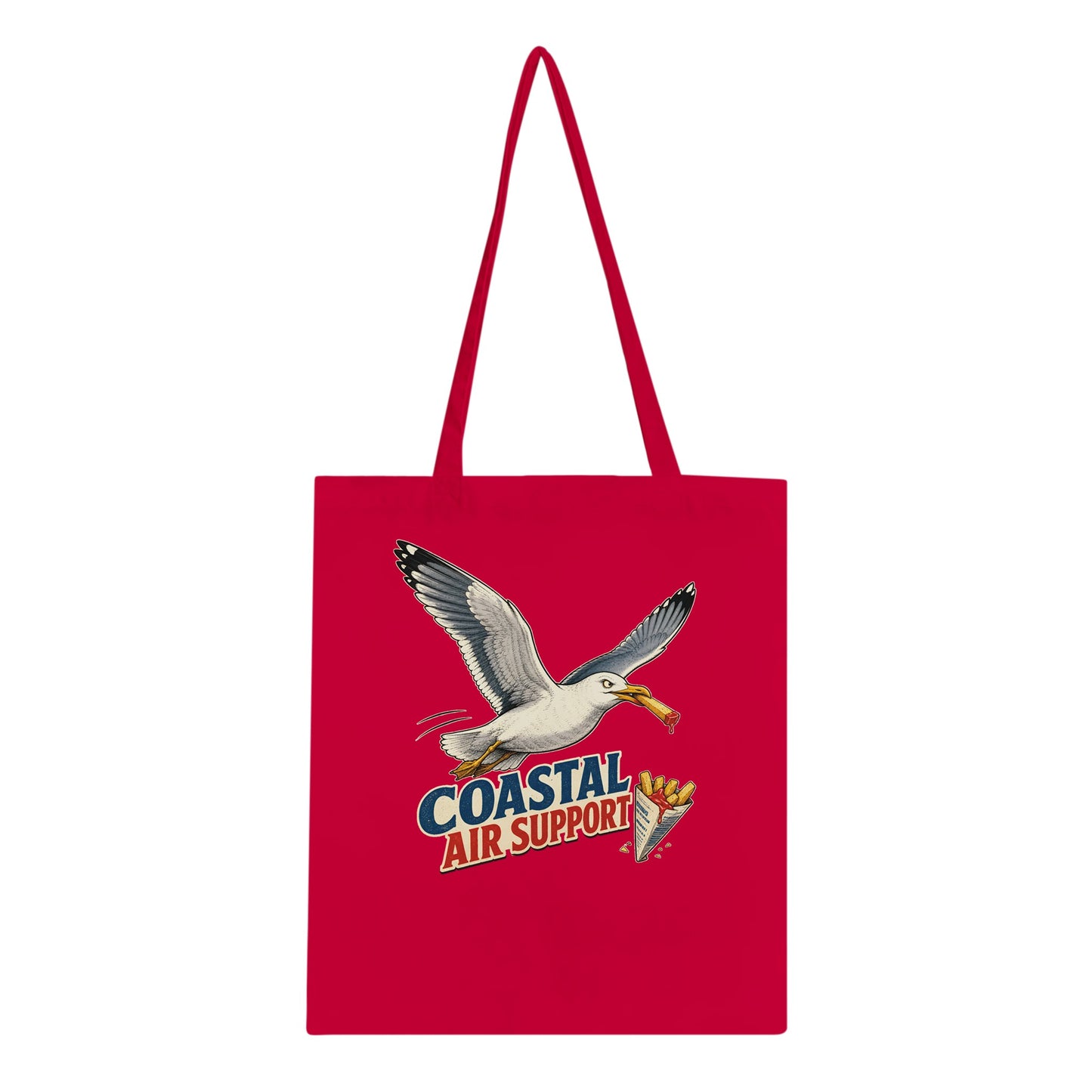 Coastal Air Support Seagull Graphic Tote Bag — product view 4
