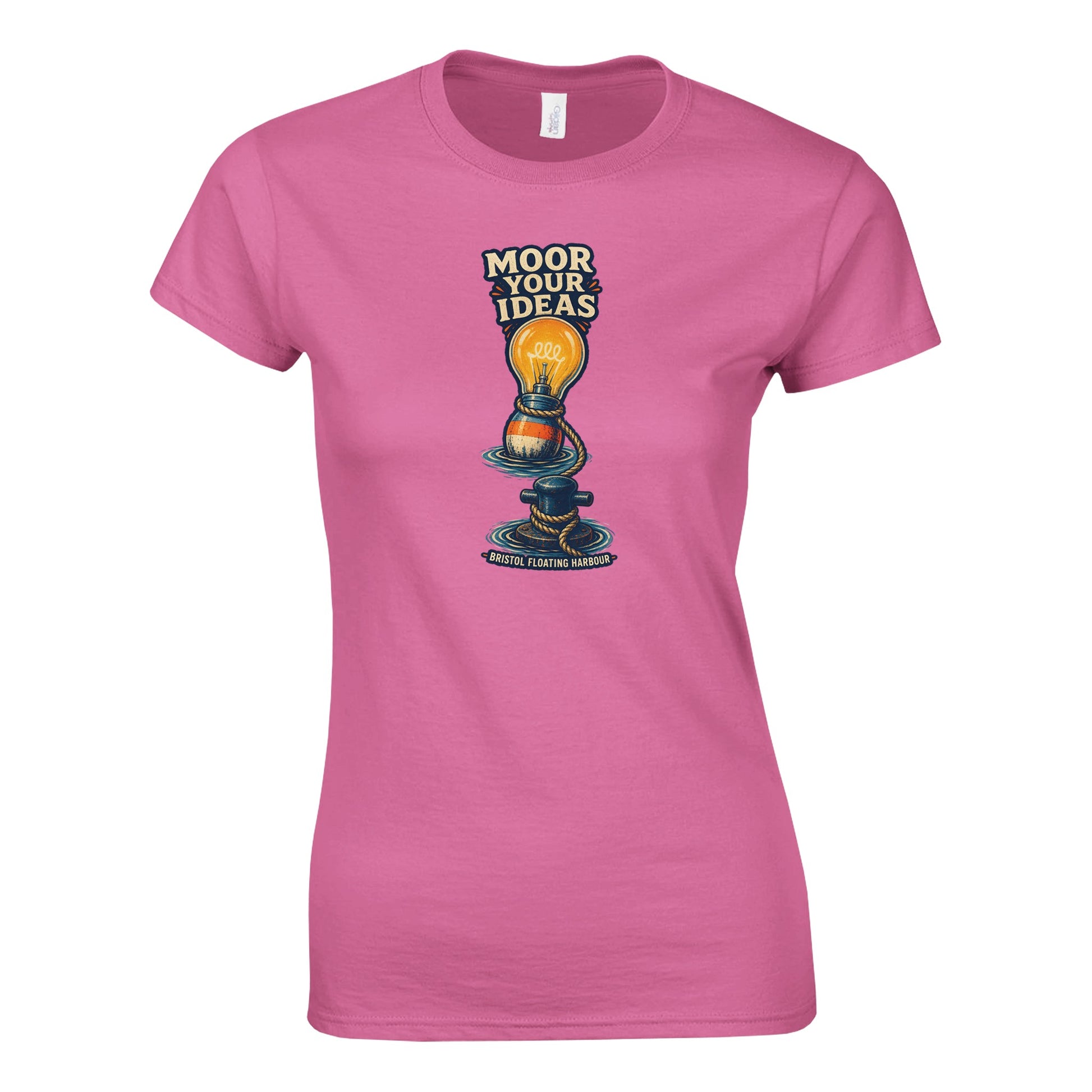 Moor Your Ideas – Bristol Floating Harbour Women's T-shirt — product view 3