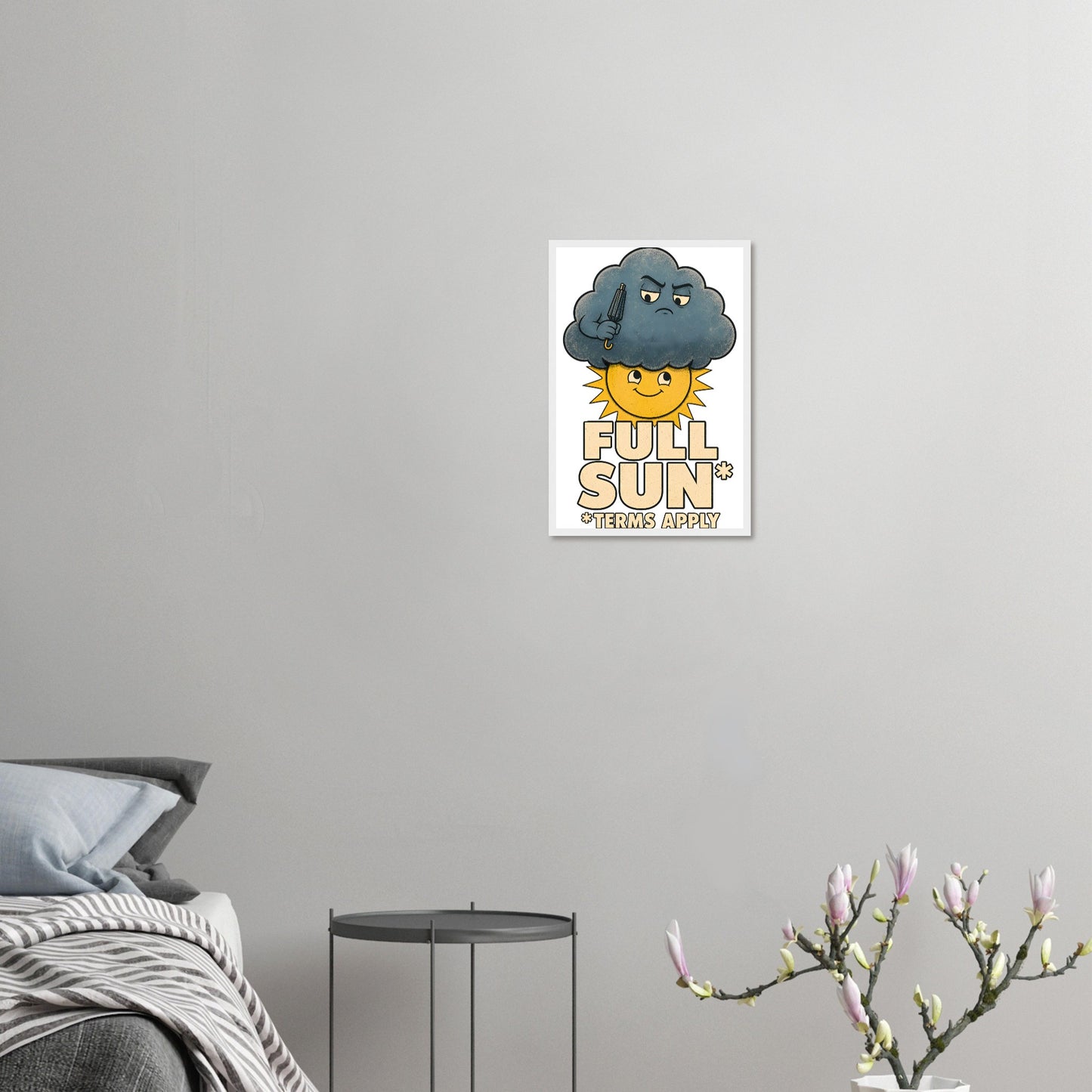 Full Sun, Terms Apply Weather Graphic Framed Wall Art — product view 10