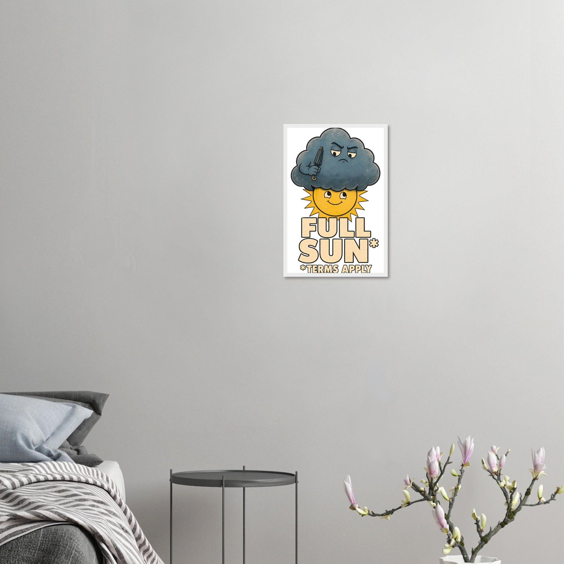 Full Sun, Terms Apply Weather Graphic Framed Wall Art — product view 10