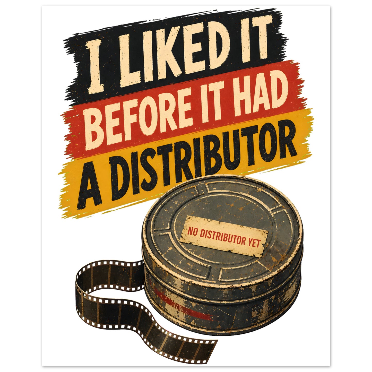 I Liked It Before It Had a Distributor Aluminium Print — product view 2