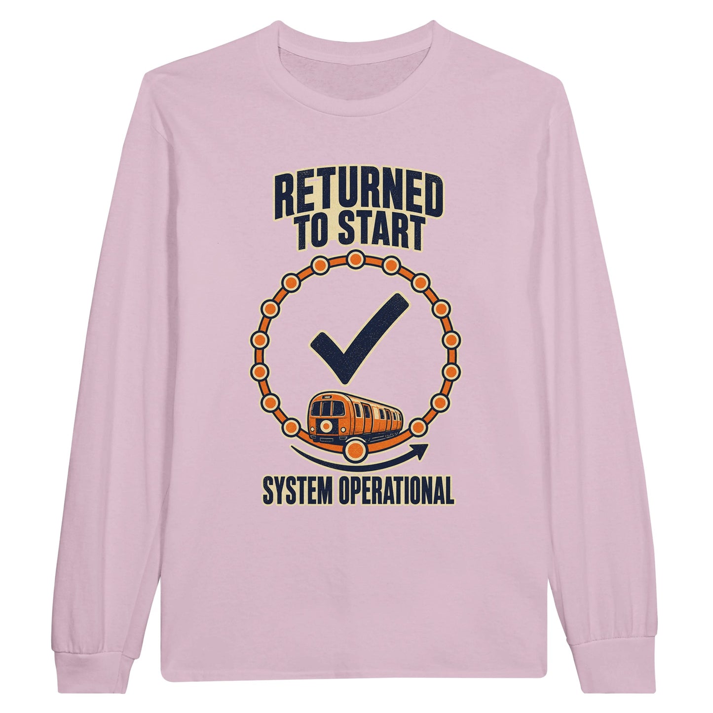 Glasgow Subway: System Operational Long-Sleeve T-shirt — product view 6